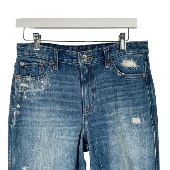 Abercrombie & Fitch High Rise Girlfriend Jeans Distressed High Rise Womens 28 - Picture 2 of 10